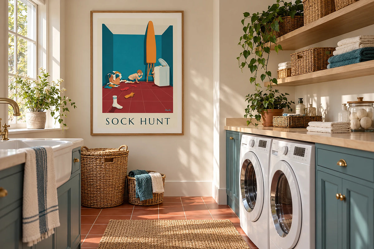 Choisir une affiche pour une buanderie