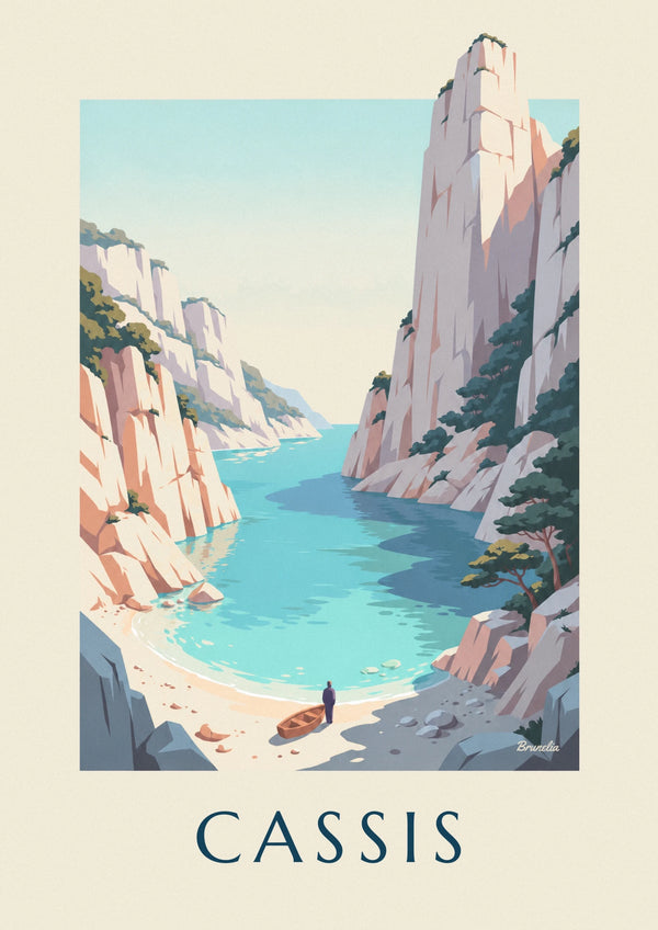 Calanque d’En-Vau near Cassis poster